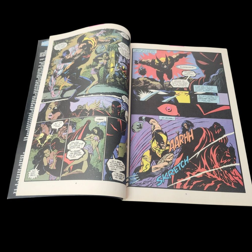 VTG ⭐️ 1993 Ghost Rider Wolverine Flip Issue - Picture 4 of 5